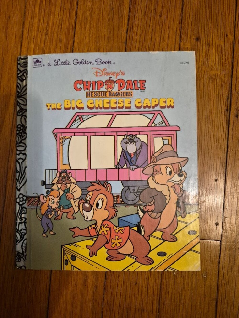 Little Golden Book Disney's Chip N Dale "The Big Cheese Caper"